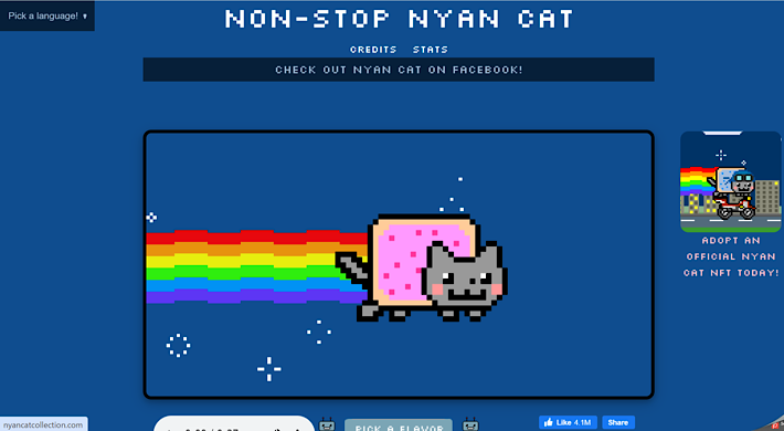 Nyan Catの公式サイト