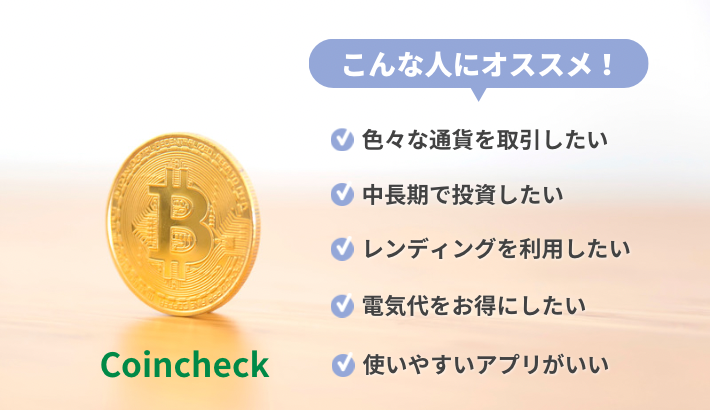 BitWalkと相性のいい取引所「Coincheck」